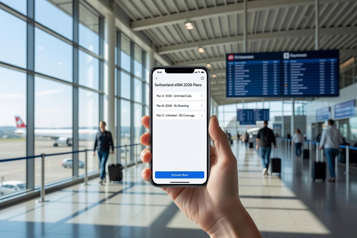 Best eSIM for Switzerland (2026): Plans, Coverage & Activation